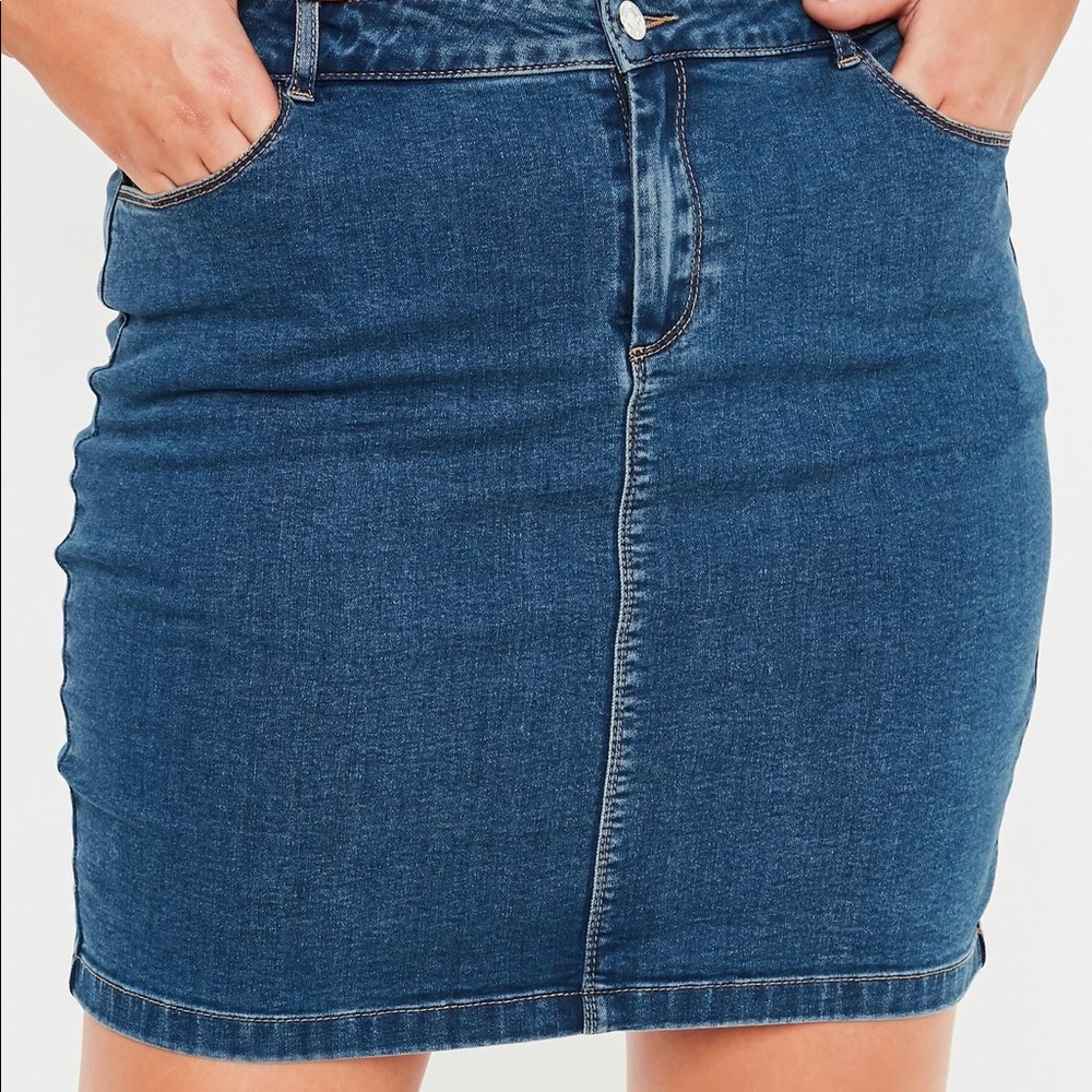 Denim Mini Skirt